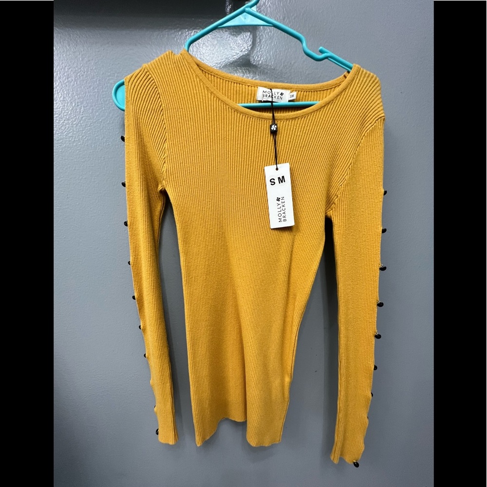 NWT Molly bracken long sleeve shirt size small/medium